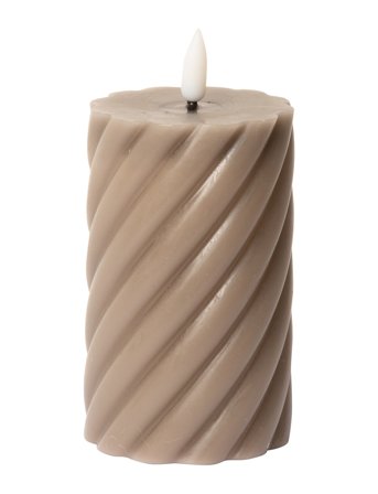 C'est Bon | Spiralled Led Pillar Candle | H11CM