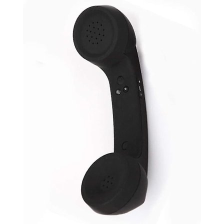 Retro Langaton Puhelinkuuloke, Klassinen Vintage Säteilysuojattu Langaton Bluetooth Puhelinkuuloke Vastaanottimet Kuulokkeet (musta) - Snngv