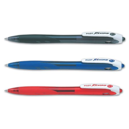 Pilot Begreen Kulpenna, Begreen Rexgrip, tunn spets på 0,7 mm, svart - Lyreco - Kontorsmaterial - Pennor - Kulpennor