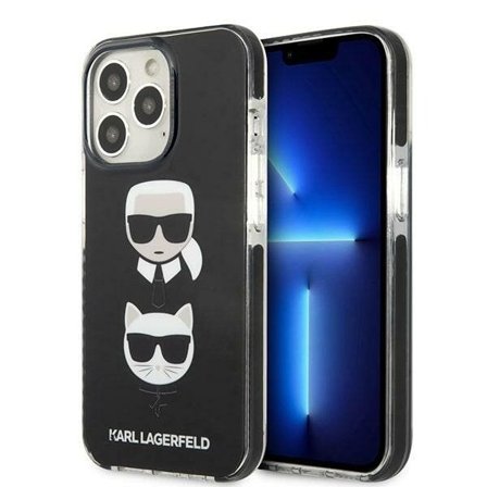 Karl Lagerfeld Karl&Choupette huvudfodral för iPhone 13 Pro Max - Svart