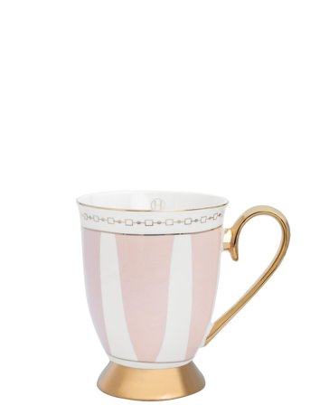 Hilke Collection Mug - Strisce Rosa - Pink - 28 CL