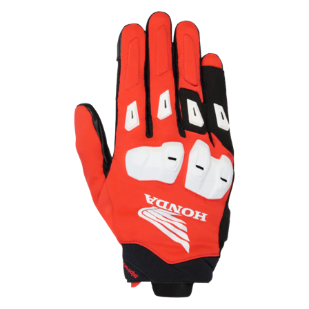 Motorradhandschuhe Alpinestars Honda SP X 3 Hellrot/Schwarz/Weiß M