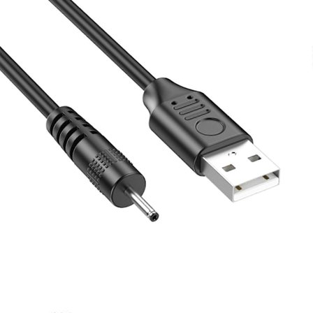 USB til DC5V Ladekabel USB til DC5V Strømledning Kompatibel med Små Apparater Mobile Enheter 2.5x0.7mm, 3.5x1.35mm, 4.0x1.7mm