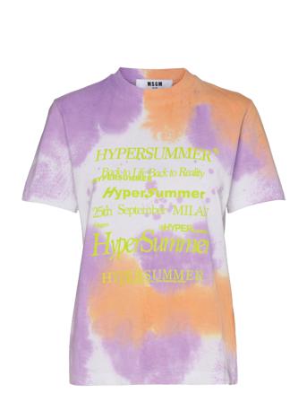 T-Shirt/T-Shirt T-shirt Top Multi/mønstret MSGM