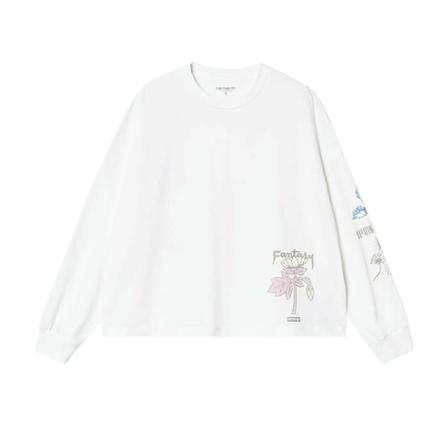 Carhartt Wip T -shirt , Wit , Dames , Maat: L