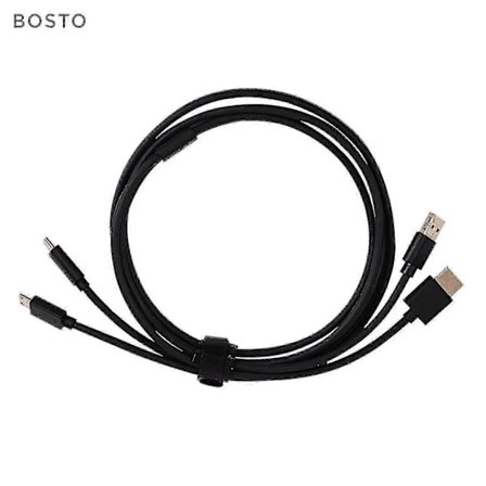 BOSTO 2-i-1-kabel Kompatibel med BOSTO 13HD/16HD/16HDK/16HDT/BT-16HD/BT-16HDK/BT-16HDT för grafik och ritning[CO]