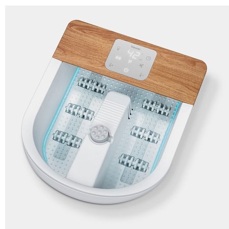 Beurer Fodspa Med Træ FB065 Hvid, Tøj & Bolig, Massage & Velvære, Fodspa