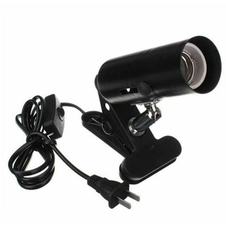 Kilpikonnan lämpölamppu, UVA UVB -lamput infrapuna terrario lämpölamppu matelija puristinlamppu musta