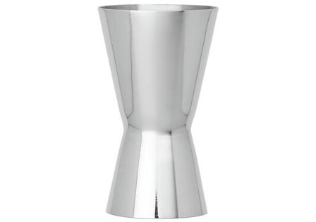 ROSENDAHL MÅLEBEGER/ JIGGER I STÅL SOM ROMMER 2 ELLER 4CL