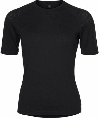 Catago May Short Sleeve O-Neck naisten aluspaita, musta