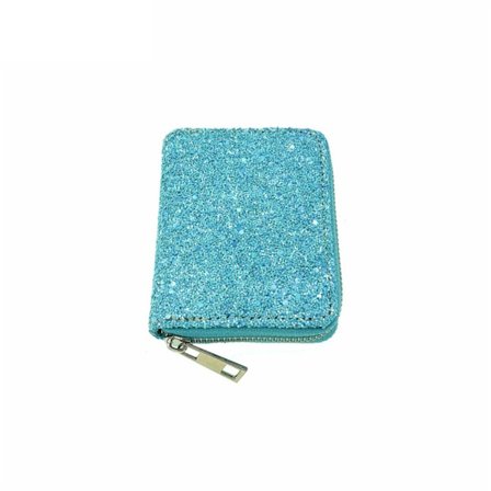 Glittrig paljettplånbok med dragkedja 6 6