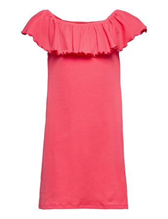Koggila S/L Frill Dress Jrs Pink Kids Only