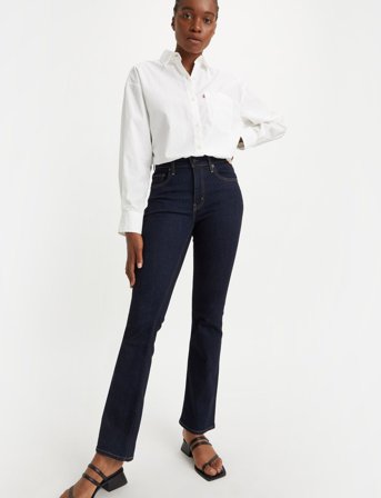 Levi's 725 High Rise Bootcut Blue Wav - Navy - 28 x 30