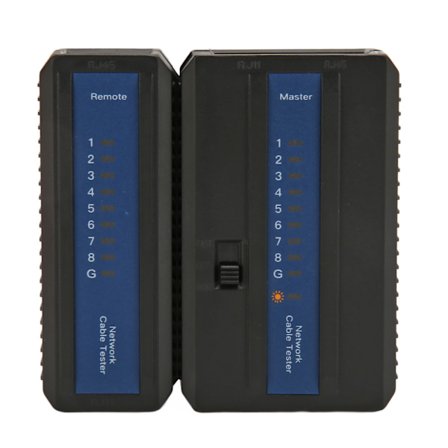 Nätverkskabeltestare Snabbt eller Standardläge PoE Brännskydd Automatisk Viloläge Linjedetektor för Familjekontor Industri