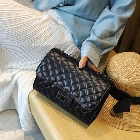 IC Mode trendikäs rombin muotoinen ketju laukku naisille olkalaukku messenger