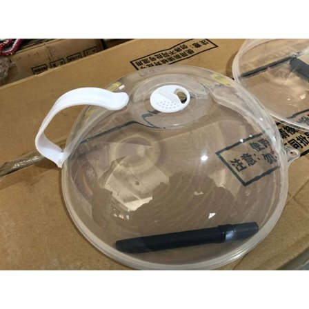 Mikroaaltouunin ruokakupu, pestävä, tehokas, helppokäyttöinen mikroaaltouunin kupu, läpinäkyvä, pölytiivis ja roiskesuoja kokille