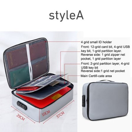 Asiakirjojen säilytyspussi Arkisto Järjestelylaatikko A A