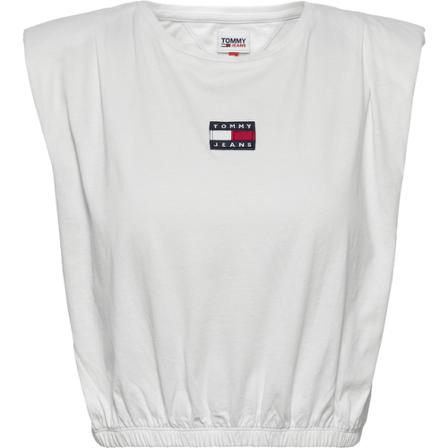 Tommy Hilfiger, T-shirts and Polos Wit, Dames, Maat:S