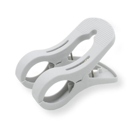 8 Pakk Grå Vindtette Dobbelt Tykke Strandhåndkle Klips Stol Cruise Holder Jumbo Størrelse Plast Klips