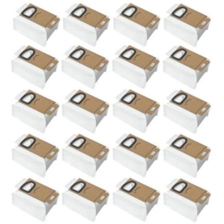 20 st dammsugarpåsar för Mijia Roborock H6 SCWXCQ01RR dammsugare robot dammsugare delar ersättning dammsugarpåse