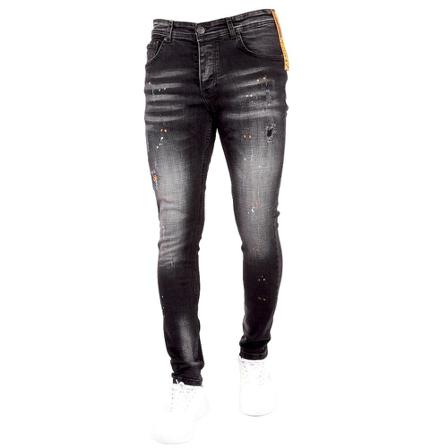 True Rise - Jeans - Svart - Herr - Storlek: W32, Herr, Storlek: W32