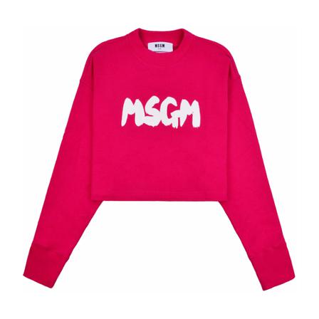 Msgm - Hoodies - Rosa - Dam - Storlek: S, Dam, Storlek: S