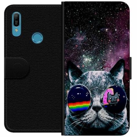 Huawei Y6 (2019) Plånboksfodral Space Cat
