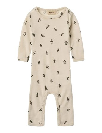 Wheat | Wool Jumpsuit L/S Haven | 74