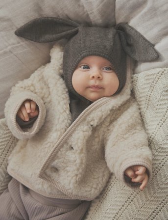 Huttelihut Jacket Pixie Wool Teddy W. Lin - Cream - 62