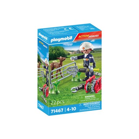 Playmobil Action Heroes Firefighting Mission: Animal Rescue 71467