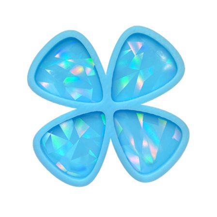 Holografisk form för hartsgjutning Silikonharts form Triangel form för hartskonstverk