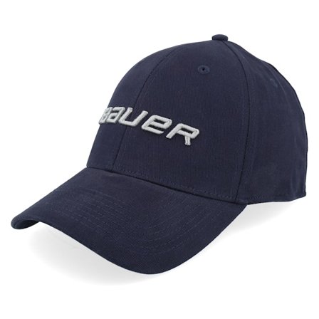 Bauer - Azul adjustable Boné - Core Stretch Hat Navy Adjustable @ Hatstore