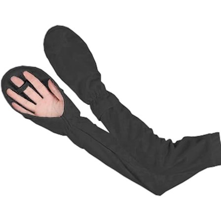 Arm Sleeves, UV-skyddshandskar Arm Sleeve för kvinnor Lös passform - UPF 50+ Kylande hudskydd, Svart