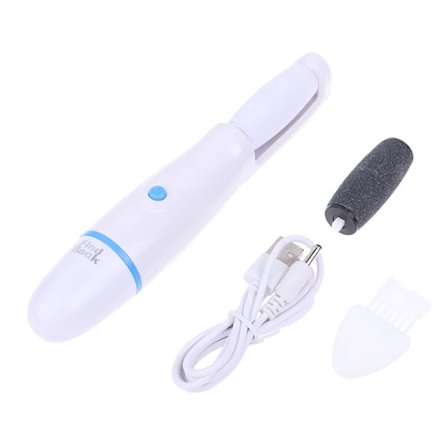 18cm Oppladbar Elektrisk Fot Hudfjerner Pedikyr Enhet Fotkvern Rengjøringsverktøy Fotfiler for Alvorlig Sprekket Hud