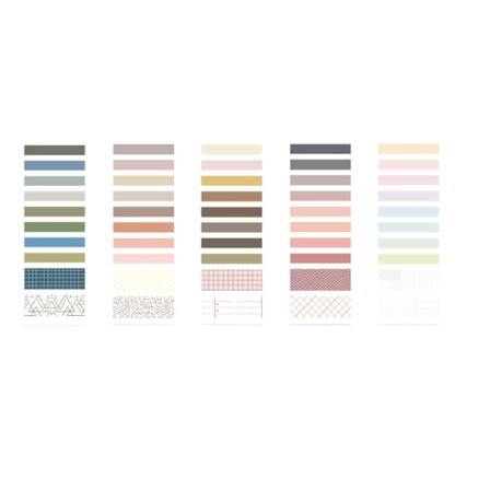 Washi-tejp välgjord tydligt mönster enkel drift Washi-papper vintage tejp för DIY-skrapbokdesigner