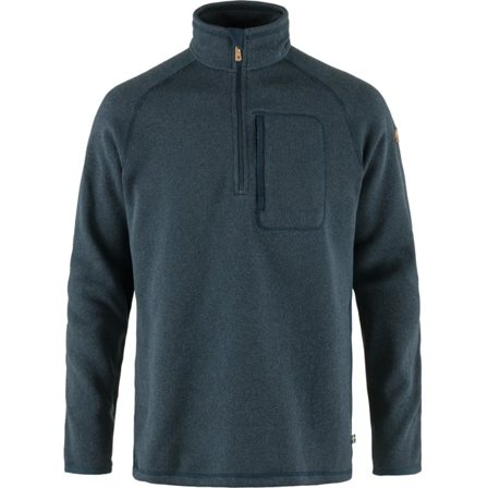 Fjällräven Övik Fleece Half Zip S - male - Navy - Fleece