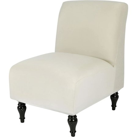 Selkänojaton nojatuolin päällinen, irrotettava Jacquard-kangasta, joustava Spandex-suojus selkänojattomalle nojatuolille, huonekalusuoja olohuoneeseen