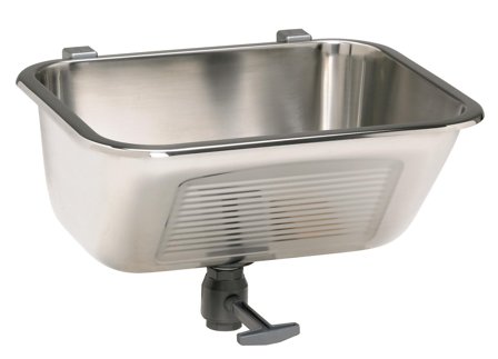 Nimo TL40 Tvättlåda för väggmontering, rostfri, Tvättstuga