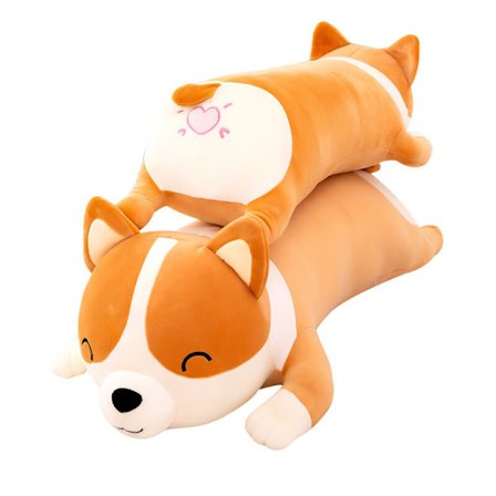Corgi-koira Iso Jättiläinen Squishmallow Pehmolelu Pehmotyyny 60 cm