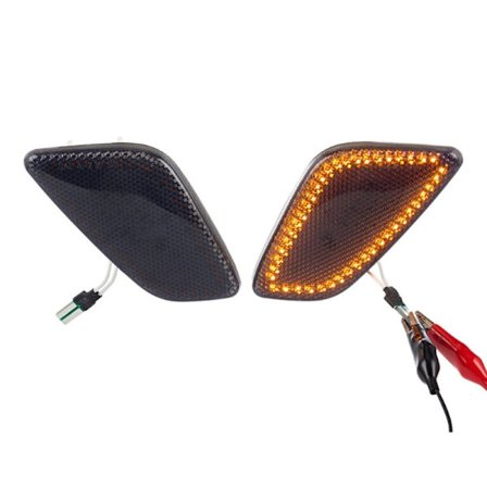 Bil Led sidomarkeringsljus Stötfångare Gul Amber 55155629AC 55155628AC