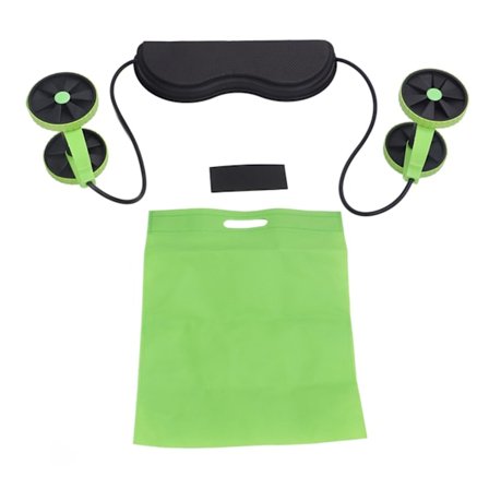 Fitness Ab Roller Hjul med Motståndsband för Kvinnor och Män Multifunktionell Träningsutrustning