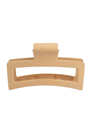 Appear Hårklämma BELLE large square Accessoarer Dam Beige 13CM