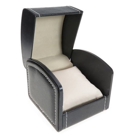 2PCS Kvadratisk Kunstskinn Urboks Svart Høy End Simplic