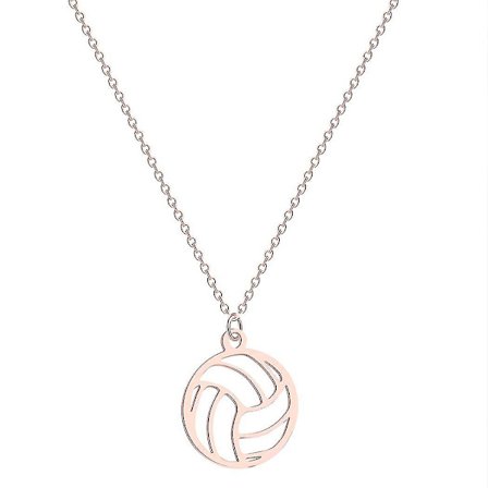 Volleyball Vedhæng Halskæde Link Kæde Spiller Bold Charm Halskæder Til Kvinder Mænd Sports Bold Spiller Gothic Smykker