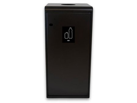 NORDEX Avfallshantering 125l runt hål svart - Lyreco - Städ och hygien - Avfallshantering och källsortering - Sortering och återvinning