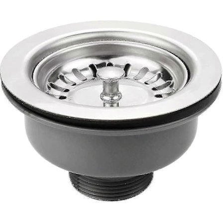 Högtemperaturbeständig köksvasktillbehör, 114 mm rostfri sil