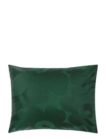 Unikko Jacquard Pc Home Textiles Bedtextiles Pillow Cases Grønn Marimekko Home*Betinget Tilbud