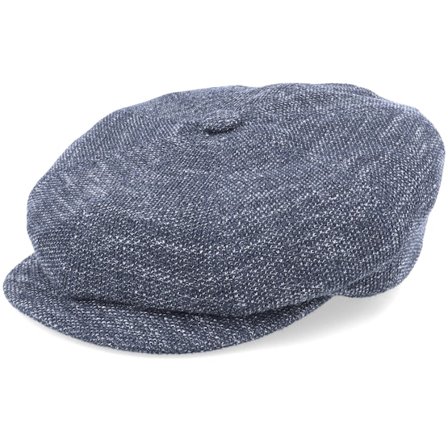 Stetson - Azul flatcap Gorra - Hatteras Jersey Blue Flat Cap @ Hatstore