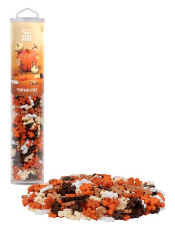 Plus-Plus Pumpkin Spice Mix / 240 Pcs Tube Patterned Plus-Plus