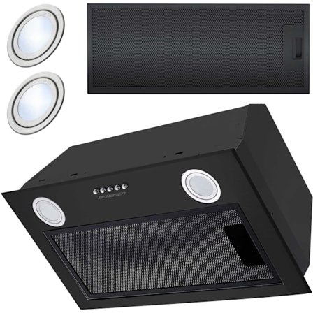 Svart Köksfläkt Under Skåp 60 cm BE-50